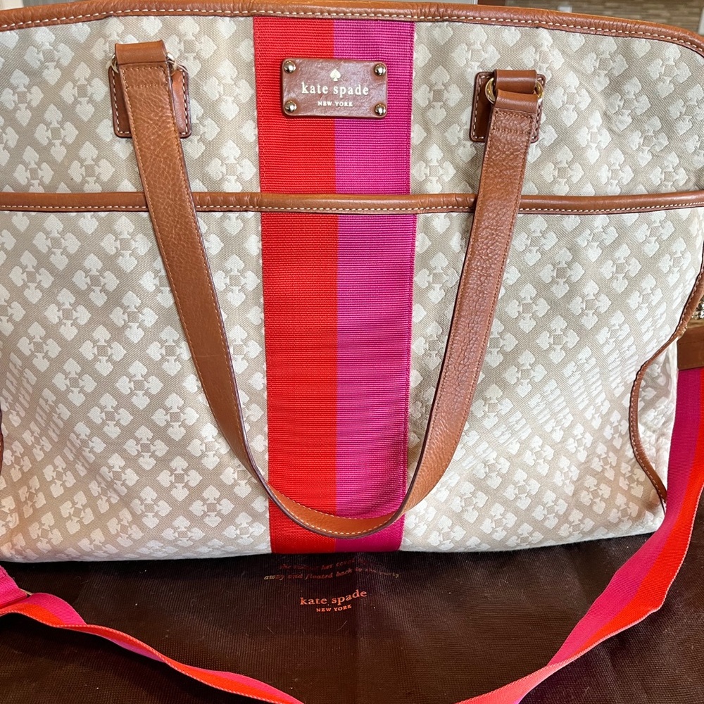 Authentic Kate Spade weekender bag